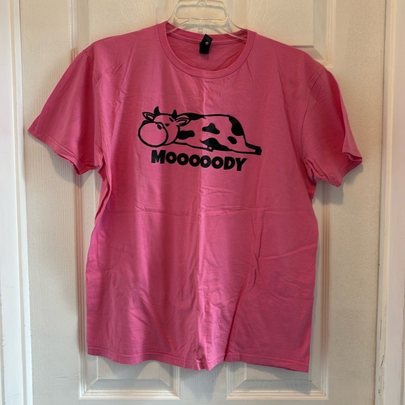 Moody Graphic T-shirt Unisex pink large - Picture 1 of 5